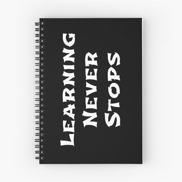 Item preview, learning never stops designed and sold by EuropeanPrints.