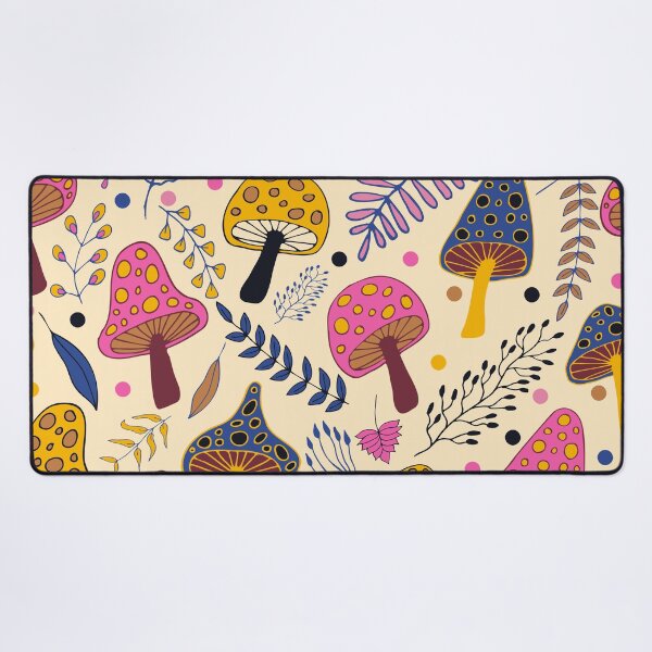 Item preview, Hand drawn Moody Mushrooms in summer designed and sold by sarakaquabubble.