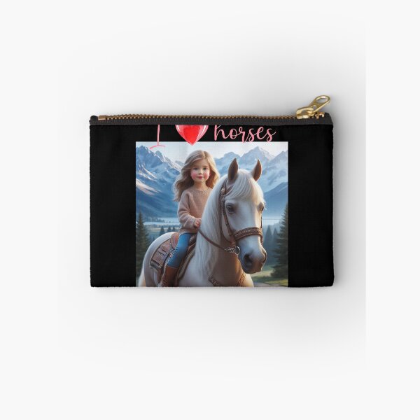 Item preview, Heartfelt Equestrian Horse Love Mountains T-shirt designed and sold by Grindcorer.