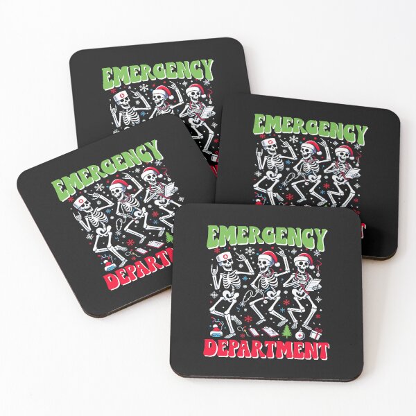Item preview, Emergency Department Dancing Skeleton ER Nurse Christmas designed and sold by clothesy7.