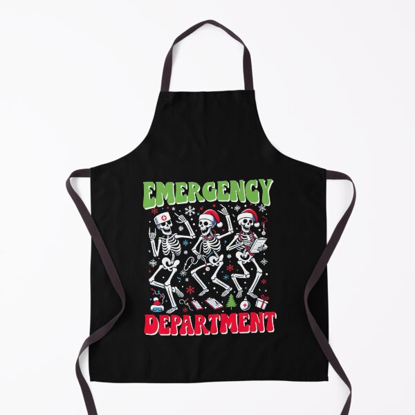 Item preview, Emergency Department Dancing Skeleton ER Nurse Christmas designed and sold by clothesy7.