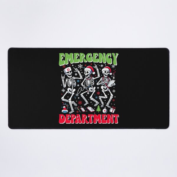 Item preview, Emergency Department Dancing Skeleton ER Nurse Christmas designed and sold by clothesy7.