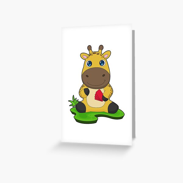 Item preview, Giraffe Poker Poker cards designed and sold by Snabdesign84.