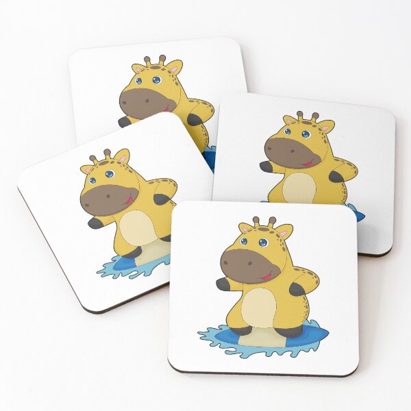 Item preview, Giraffe Surfer Surfboard designed and sold by Snabdesign84.