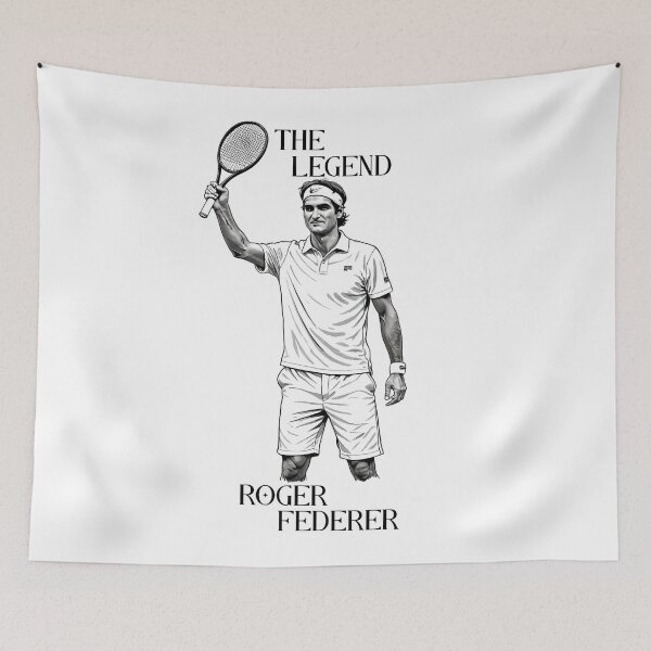 Item preview, THE LEGEND - Roger Federer - Tennis Player designed and sold by InnovyaDesigns.