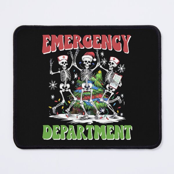 Item preview, Christmas ER Nurse Dancing Skeleton Emergency Department designed and sold by clothesy7.