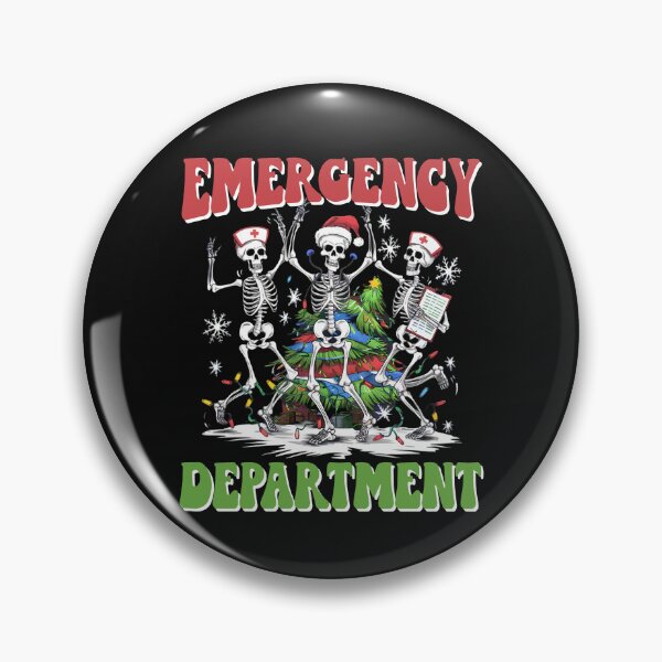 Artikelvorschau, Weihnachten ER Krankenschwester Tanzendes Skelett Notaufnahme entworfen und verkauft von clothesy7.