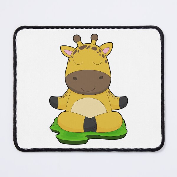 Item preview, Giraffe Yoga Fitness Meditation designed and sold by Snabdesign84.