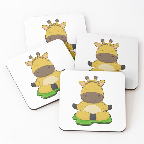 Item preview, Giraffe Yoga Fitness Meditation designed and sold by Snabdesign84.