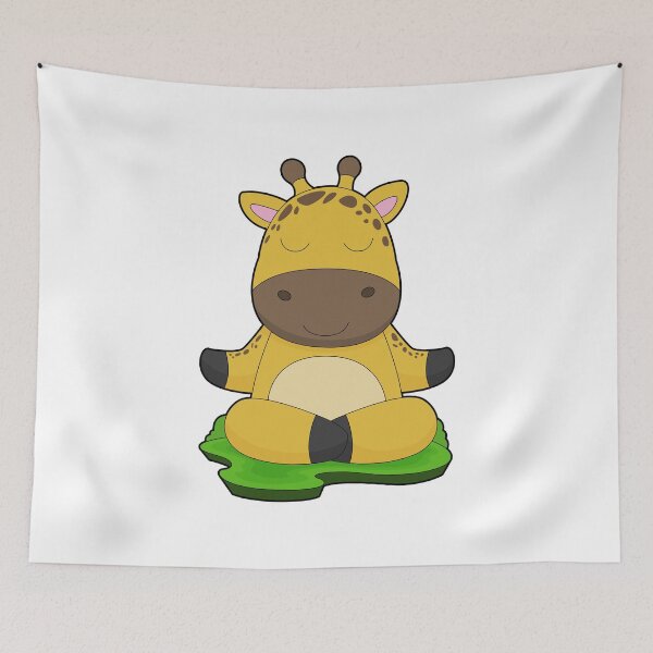 Item preview, Giraffe Yoga Fitness Meditation designed and sold by Snabdesign84.