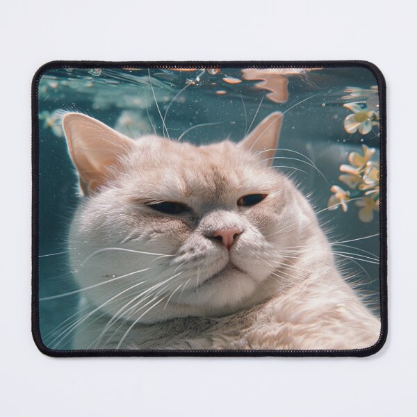 Item preview, Underwater cat serenity designed and sold by YayaPrintable.