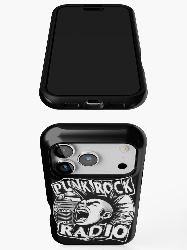 Thumbnail 3 of 4, iPhone Case, PUNK ROCK RADIO designed and sold by Paparaw.