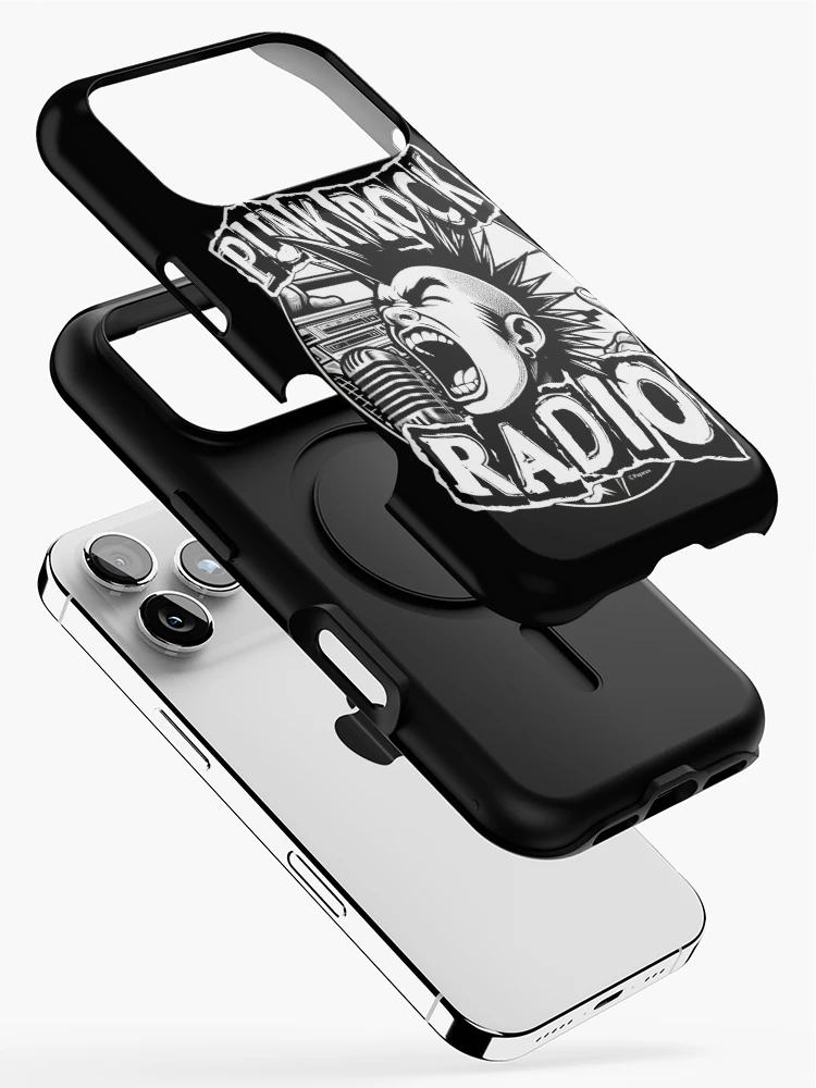Thumbnail 2 of 4, iPhone Case, PUNK ROCK RADIO designed and sold by Paparaw.