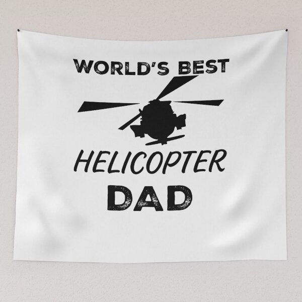 Item preview, World's Best Helicopter Dad Funny Helicopter Parent   designed and sold by Smix Pixels.
