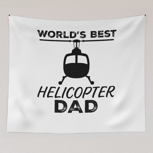 Item preview, World's Best Helicopter Dad Funny Helicopter Parent   designed and sold by Smix Pixels.