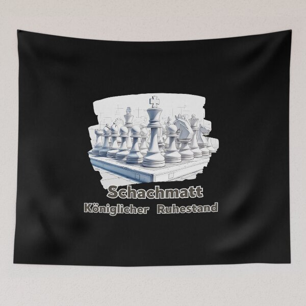 Item preview, Royal Retirement – Checkmate! - Chess Game, Chess Board designed and sold by KolbaVison.