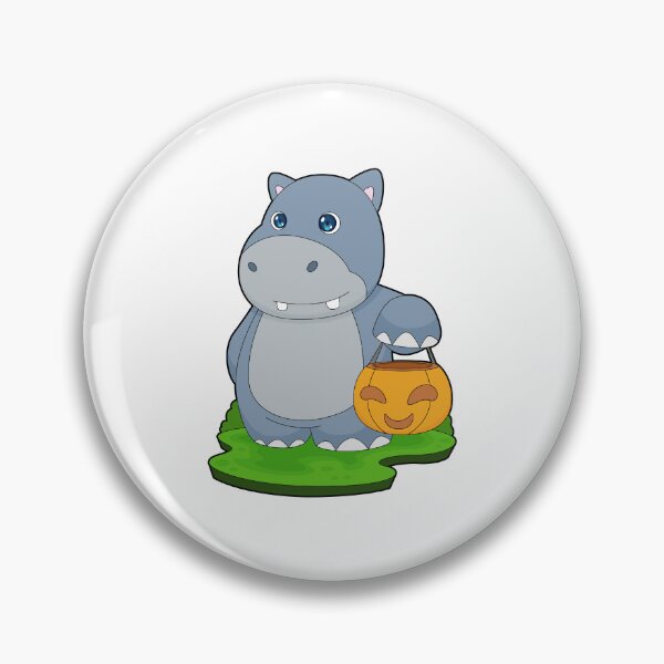 Item preview, Hippo Halloween Pumpkin designed and sold by Snabdesign84.