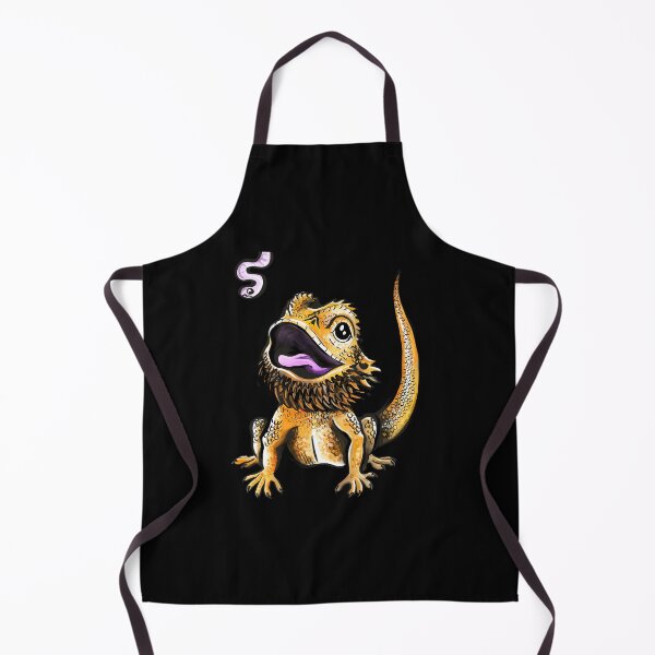 Item preview, Tiny Dinosaurs Cute Bearded Dragon Feeding designed and sold by BeataY6Art.