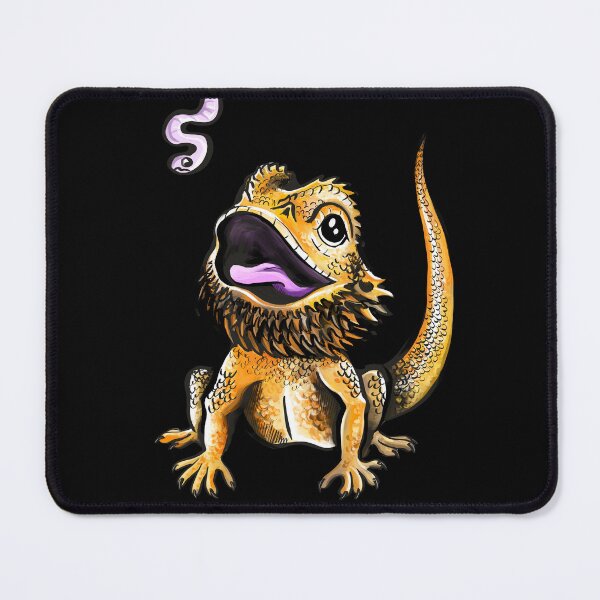 Item preview, Tiny Dinosaurs Cute Bearded Dragon Feeding designed and sold by BeataY6Art.