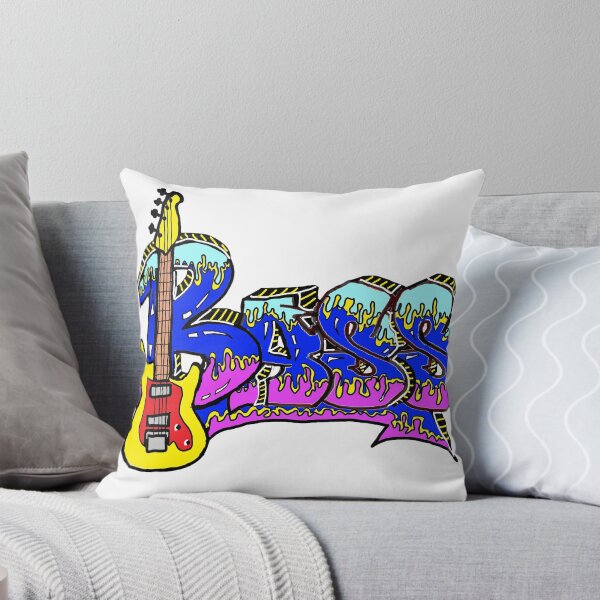 Item preview, bass guitar player art pop designed and sold by LowEndGraphics.