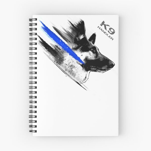 Item preview, k9 handler police dog - blue streak designed and sold by polygrafix.