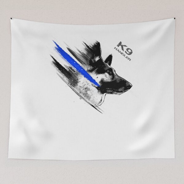 Item preview, k9 handler police dog - blue streak designed and sold by polygrafix.