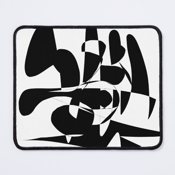 Item preview, black and white graphic design leggings designed and sold by Mooku.