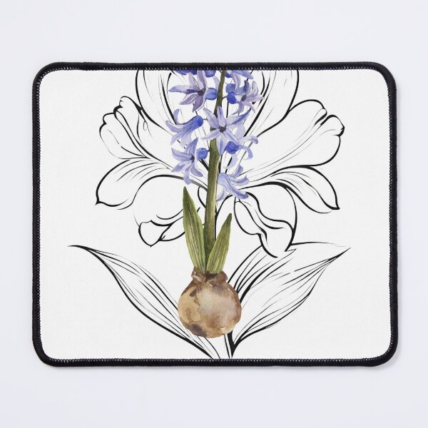 Item preview, hyacinth flowers lovers designed and sold by Yeyishop.