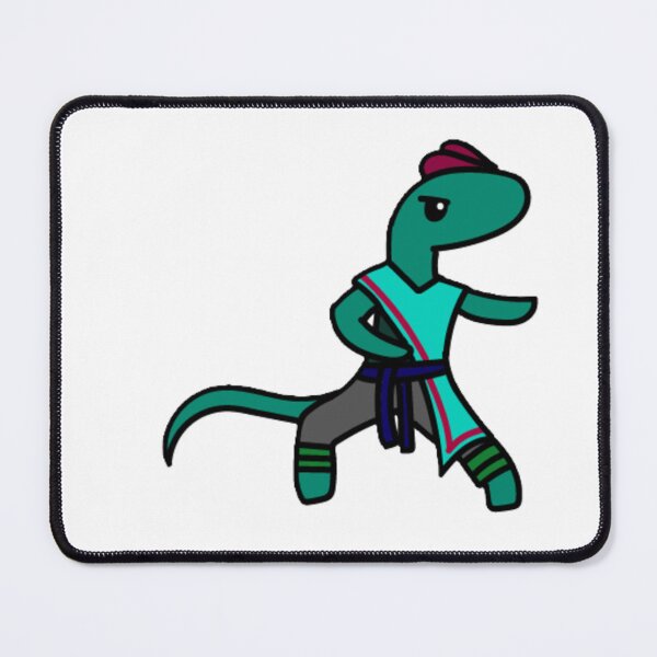 Item preview, Dilophosaurus Monk designed and sold by Lydia Conder.