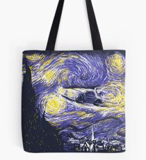 Starry Time Travel Tote Bag