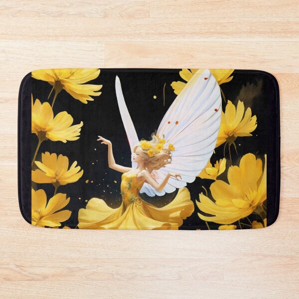 Item preview, COSMO YELOWW FLOWER FAIRY fantasy garden illustration designed and sold by La Loca.