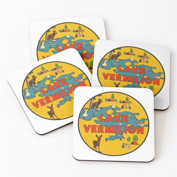 Item preview, Lake Vermilion Vintage Style Decal designed and sold by Decal Mania.