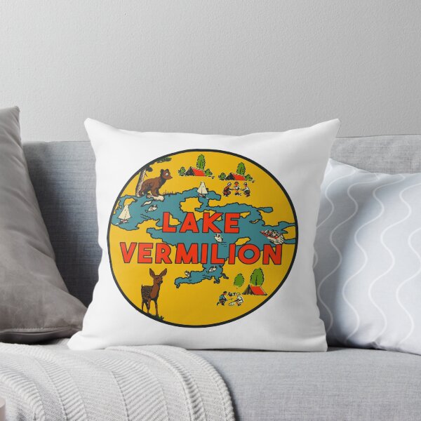 Item preview, Lake Vermilion Vintage Style Decal designed and sold by Decal Mania.