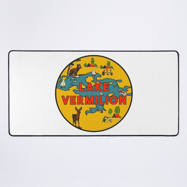 Item preview, Lake Vermilion Vintage Style Decal designed and sold by Decal Mania.