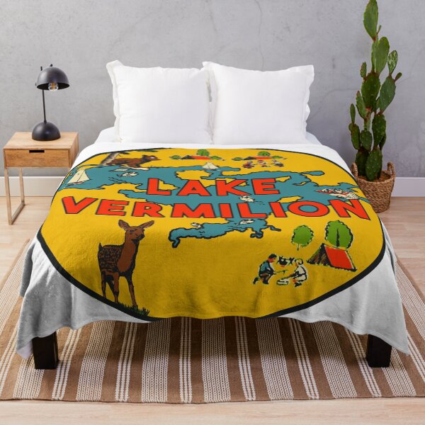 Item preview, Lake Vermilion Vintage Style Decal designed and sold by Decal Mania.