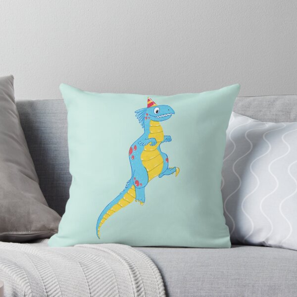 Item preview, Cartoon Jumping Party Velociraptor Dinosaur designed and sold by EmilyJaneArt.