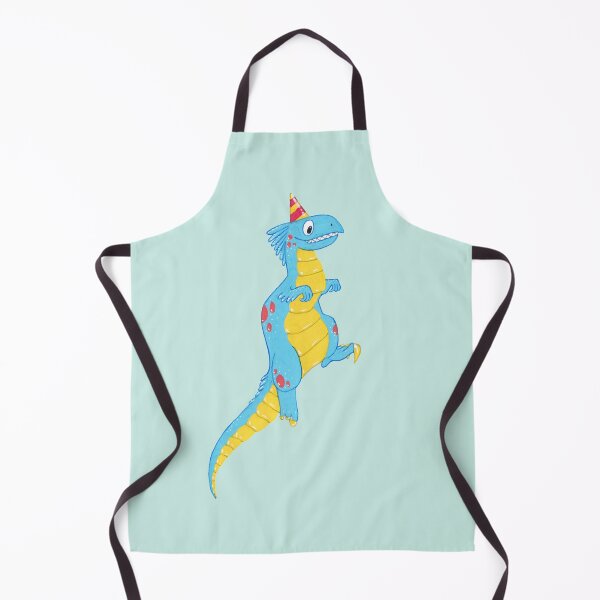 Item preview, Cartoon Jumping Party Velociraptor Dinosaur designed and sold by EmilyJaneArt.