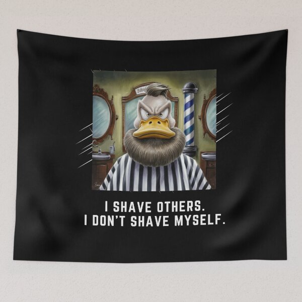 Item preview, Beard Lover I Shave Others I Don't Shave Myself Angry Duck designed and sold by Hananiah Merch.