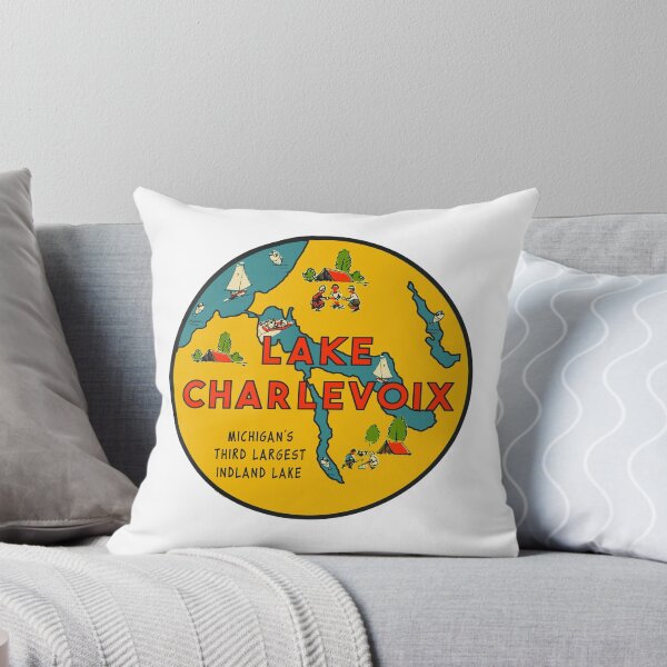 Item preview, Lake Charlevoix Vintage Style Decal designed and sold by Decal Mania.