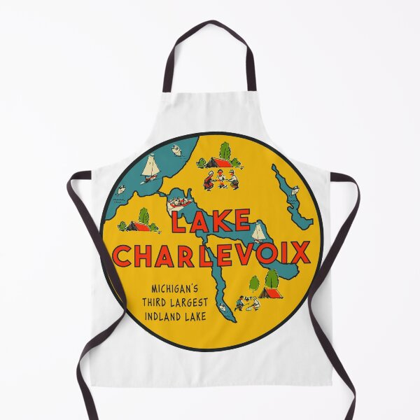 Item preview, Lake Charlevoix Vintage Style Decal designed and sold by Decal Mania.