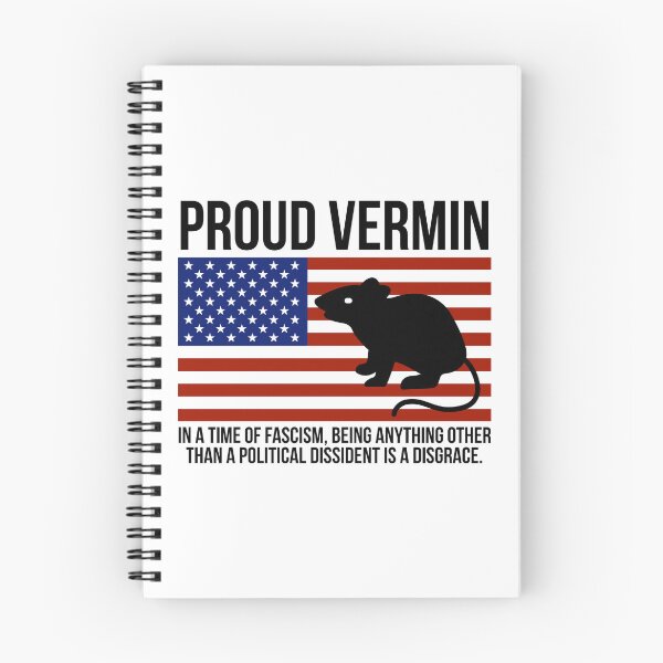 Item preview, Proud “vermin” political dissident  designed and sold by Rachel the Artist .