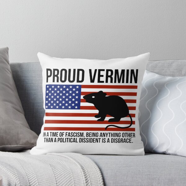 Item preview, Proud “vermin” political dissident  designed and sold by Rachel the Artist .