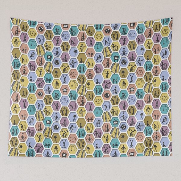 Item preview, Funny people pattern designed and sold by tandast.