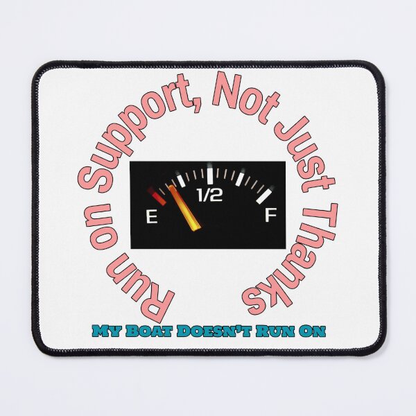 Item preview, Run on Support, Not Just Thanks  designed and sold by PrintPopTees.