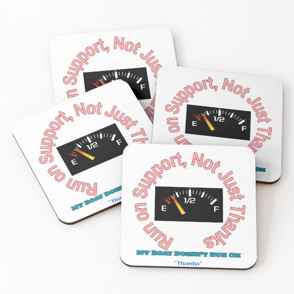 Item preview, Run on Support, Not Just Thanks  designed and sold by PrintPopTees.