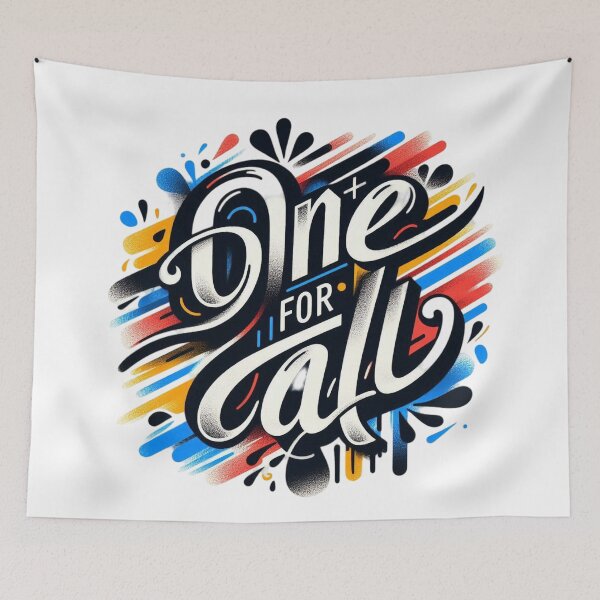 Item preview, One for ALL: A Tapestry of Human Connection and Shared Humanity designed and sold by aZRaSs.
