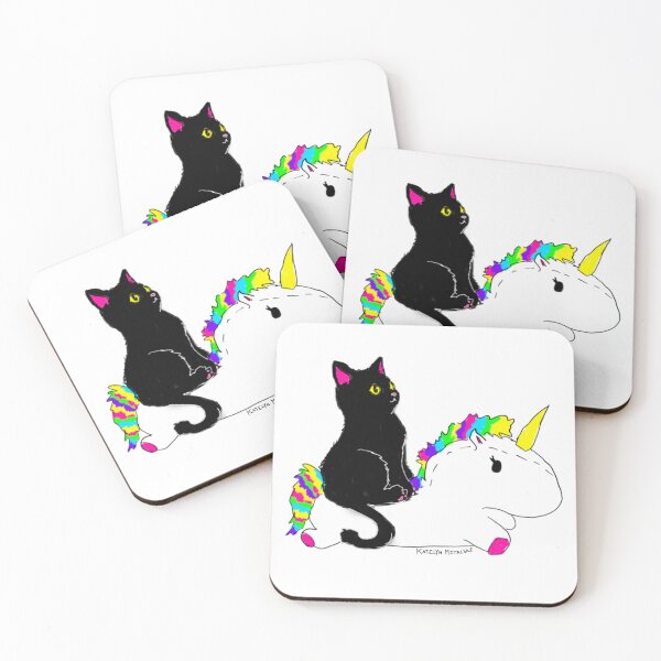 Item preview, KItten RIding a Unicorn designed and sold by KatelynMitalski.