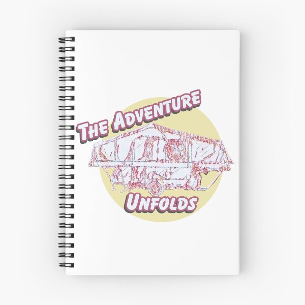 Item preview, The Adventure Unfolds Red and White Folding Caravan designed and sold by BeccaAelishe.