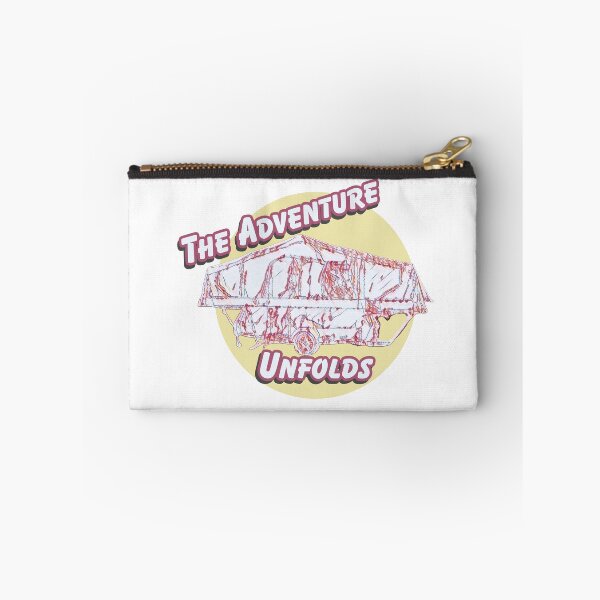 Item preview, The Adventure Unfolds Red and White Folding Caravan designed and sold by BeccaAelishe.