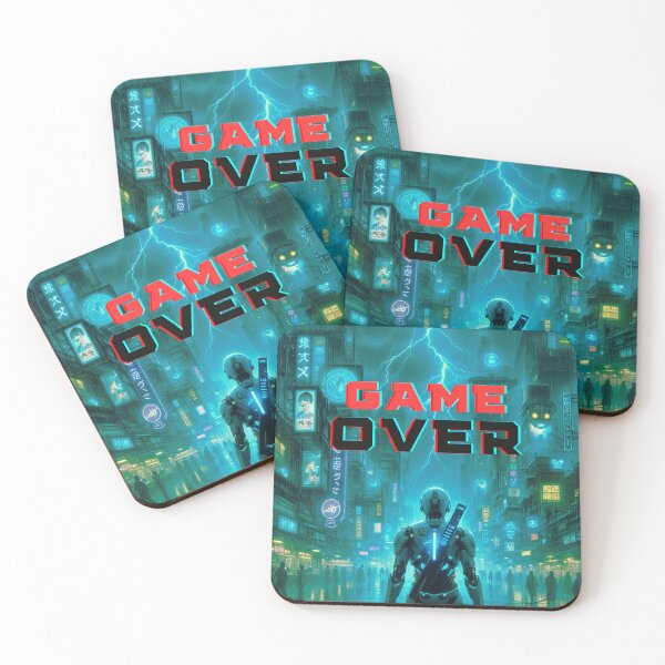 Item preview, Futuristic Game Over designed and sold by Styllium.